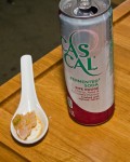 CASCAL with an amuse bouche of geoduck clam.