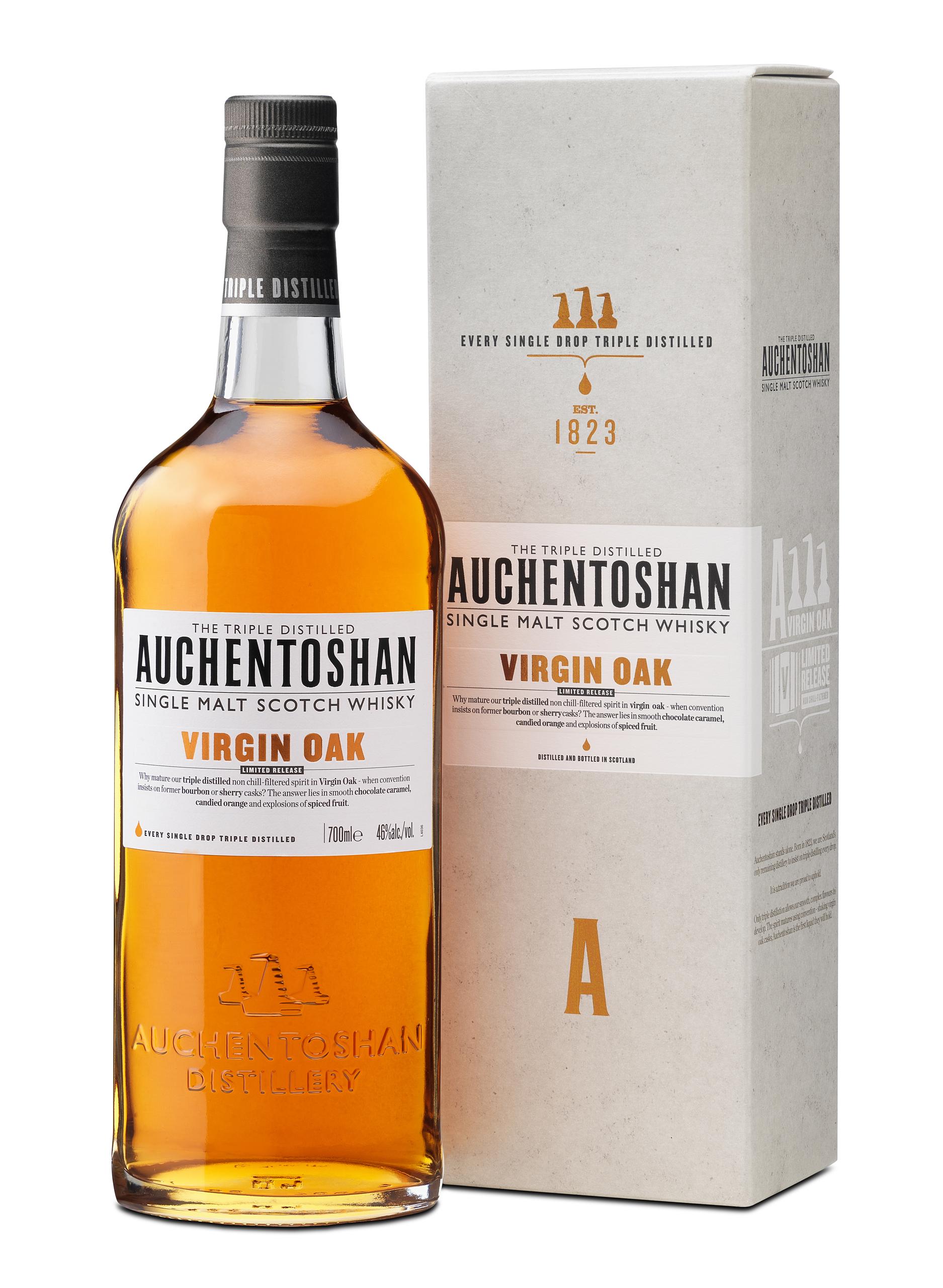 Auchentoshan Whisky Introduces Auchentoshan Virgin Oak Limited Release ...
