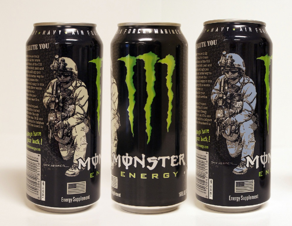 CTI Monster Energy Military Cans